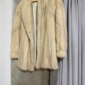 Chic Cream Teddy Jacket Mink